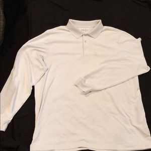 Men’s white long sleeve  shirt